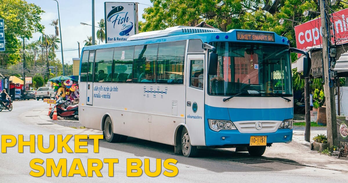 Phuket Smart Bus: Удобный транспорт от аэропорта до пляжей