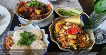 The Charm Dining Gallery: красивая перанкан атмосфера и отличная еда, но семьям с детьми лучше знать про жар, сервис и порядок блюд