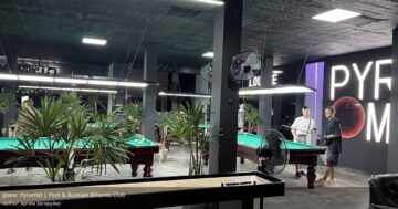 Pyramid | Pool & Russian Billiards Club в Пхукете — единственное место для настоящей русской пирамиды с рестораном сверху, дружелюбным персоналом и советами по выбору стола