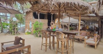 Beach&bubbles на пляже Наитон — проверенное место для идеального заката и аперитива: живой вайб, отличный вид и дружелюбный персонал